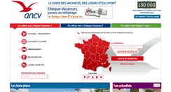 Desktop Screenshot of chequevacances-fr.mobi